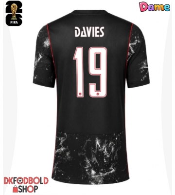 Canada Alphonso Davies #19 Udebanetrøje Dame VM 2026 Kort ærmer Canada Alphonso Davies #19 Udebanetrøje Dame VM 2026 Kort ærmer